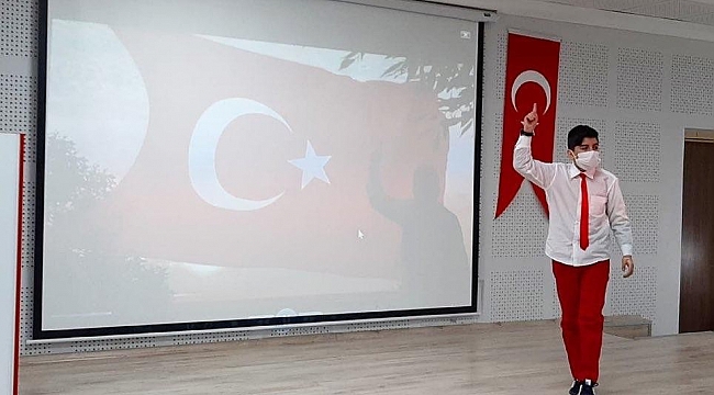 Gölbaşı'nda İstiklal Marşı'nın kabulü kutlandı