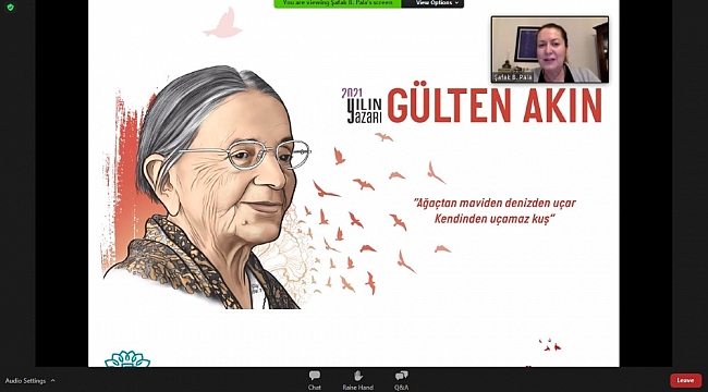 Gülten Akın'la şiirden köprüler