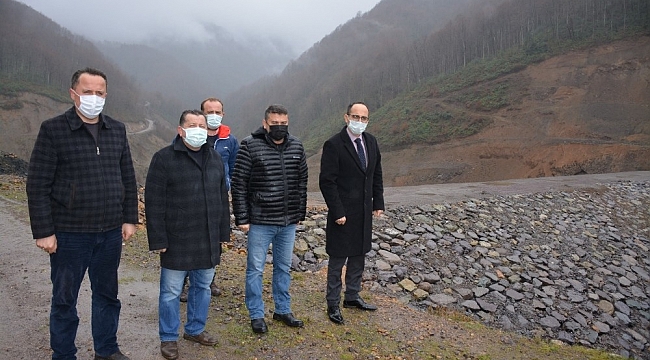 Gümeli yayla yolu ilk kez asfaltlanıyor