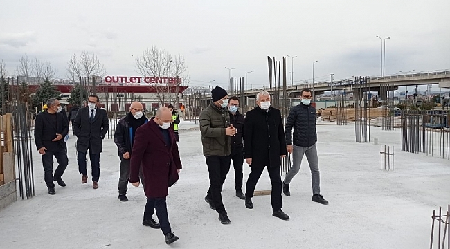 Gündoğdu, itfaiye alanındaki çalışmaları inceledi