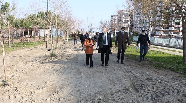 Güzelyurt Mahallesi'ne yeşillendirme çalışması