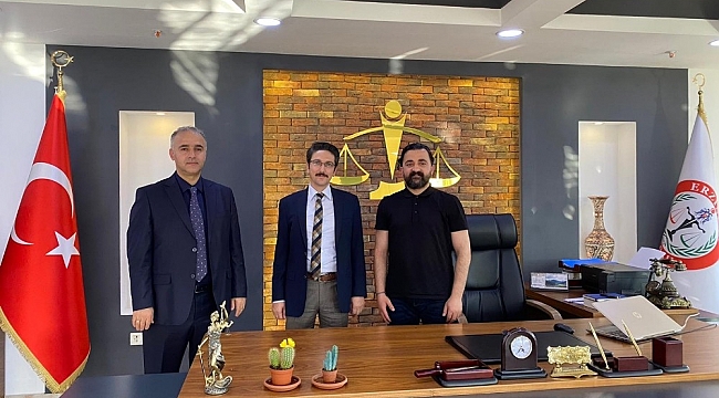 Hakimlerden Başkan Aktürk'e taziye ziyareti