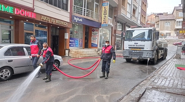Hakkari Belediyesinden genel temizlik çalışması