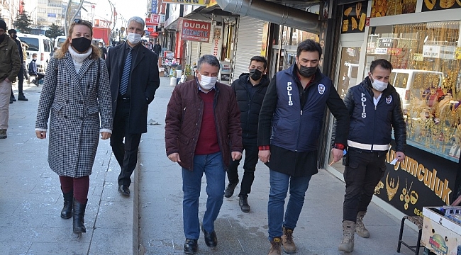 Hakkari'de kurum müdürleri denetime çıktı