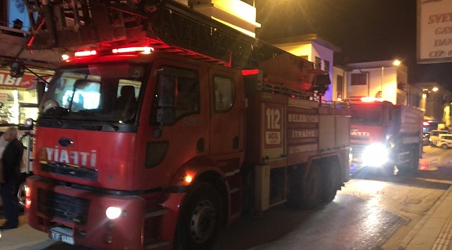 Hatay'da manavda çıkan yangın korkuttu