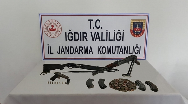 Iğdır'da Kalaşnikof tüfek ele geçirildi