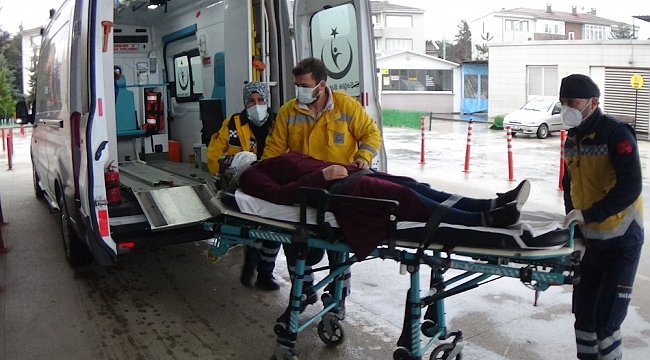 İki otomobil çarpıştı; 1 yaralı