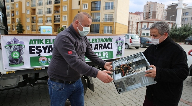 İlkadım'dan elektronik atıkları geri dönüşüme kazandıracak proje