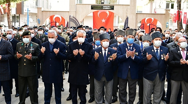 Isparta'da 18 Mart Şehitleri Anma Günü ve Çanakkale Zaferi'nin 106. yıldönümü