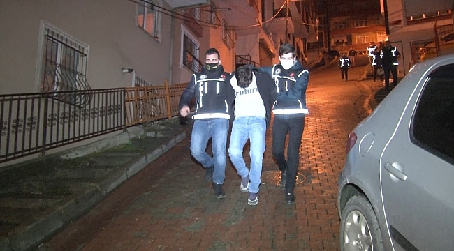 İstanbul merkezli 5 ilde uyuşturucu operasyonu :20 gözaltı