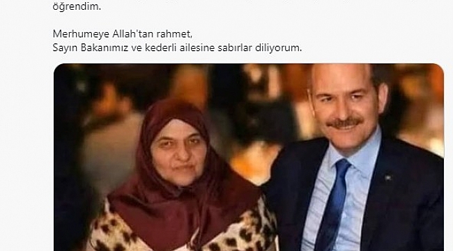 İstanbul Valisi Ali Yerlikaya'dan, Süleyman Soylu'ya baş sağlığı