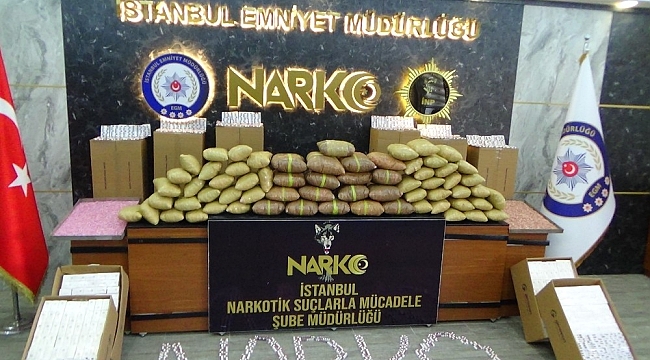İstanbul'da uyuşturucu operasyonu: 781 bin hap ele geçirildi