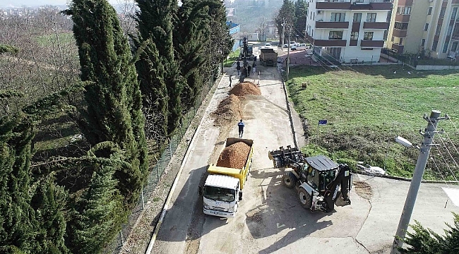 İSU, Başiskele Selahattin Eyyübi Caddesi'nde çalışmalarını tamamladı