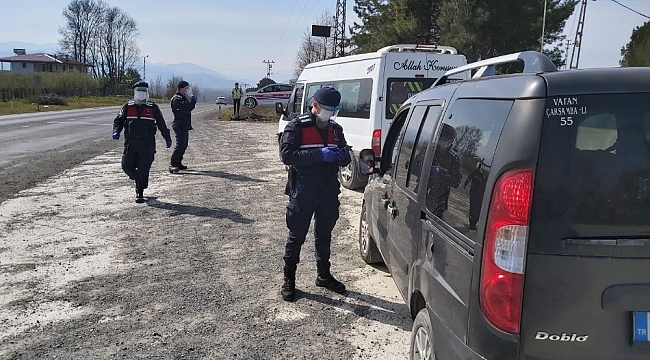 Jandarmanın 'korona' hassasiyeti