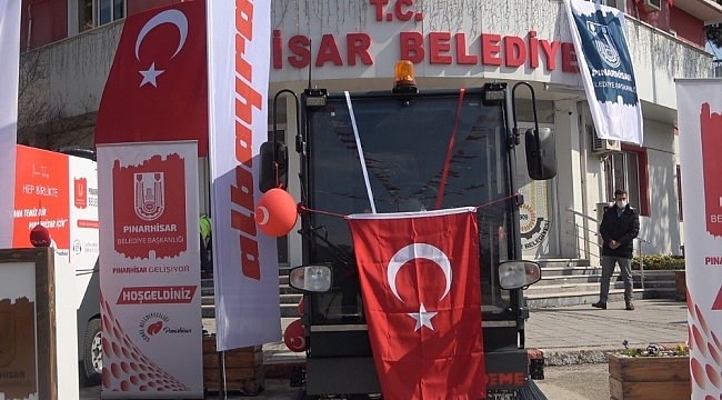 Kademe AŞ, Pınarhisar Belediyesi için ürettiği yerli ve milli teslim etti