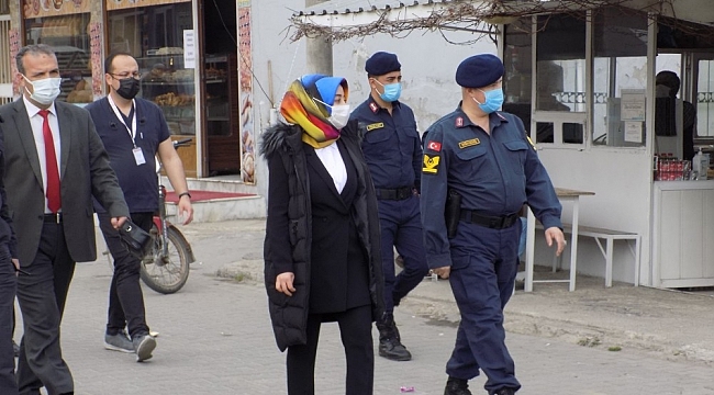 Kadın Kaymakamda sahaya indi, tek tek denetledi