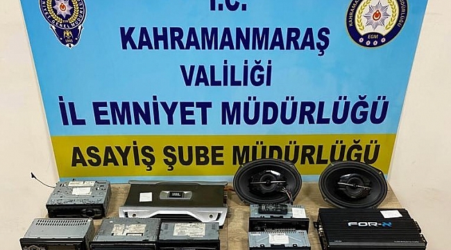 Kahramanmaraş'ta oto hırsızlıklarına 3 yakalama