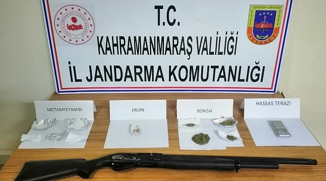 Kahramanmaraş'ta uyuşturucu operasyonu; 5 gözaltı