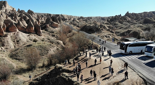 Kapadokya bölgesini Şubat ayında 50 bin 668 turist ziyaret etti