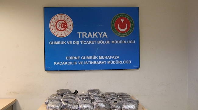 Kapıkule Gümrük Kapısı'nda 43 kilogram uyuşturucu ele geçirildi