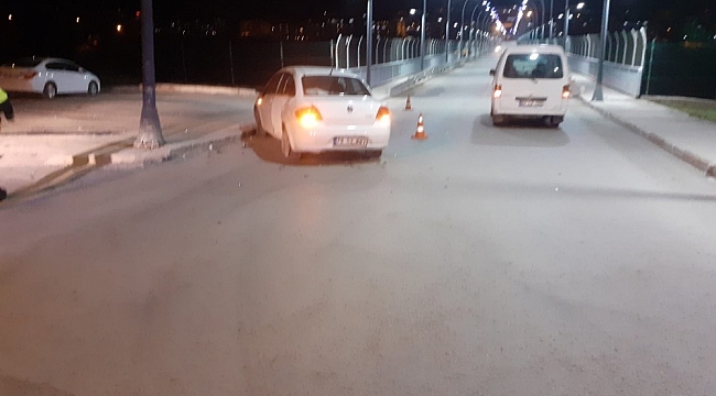Karabük'te 3 aracın karıştığı kazada 2 kişi yaralandı