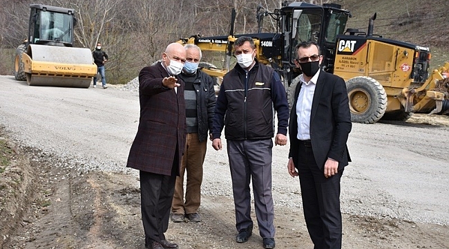 Karabük'te köy yollarında bakım-onarım çalışmaları başladı