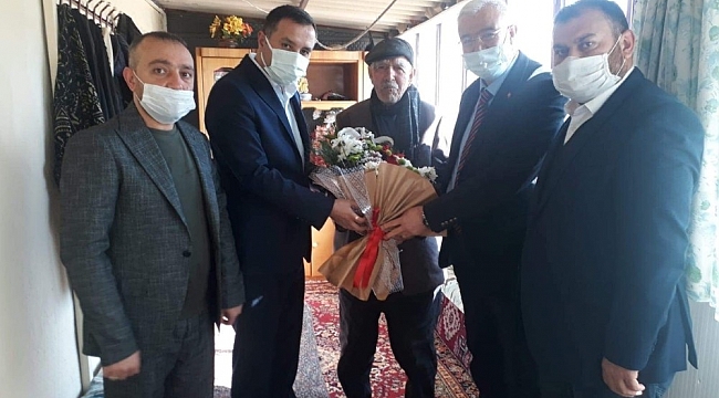 Karaman'da AK Parti ve MHP İl Başkanından şehit ailesine ziyaret