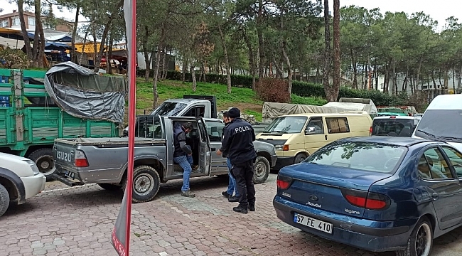 Karantinada olması gerekirken pazarda yakalandı