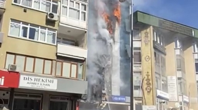 Kartal'da dershanede yangın çıktı. Olay yerine çok sayıda itfaiye ekibi sevk edildi.