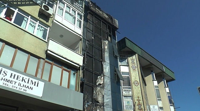 Kartal'da korkutan yangın