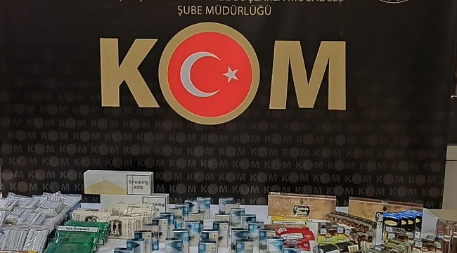 Kastamonu'da kaçak tütün ele geçirildi