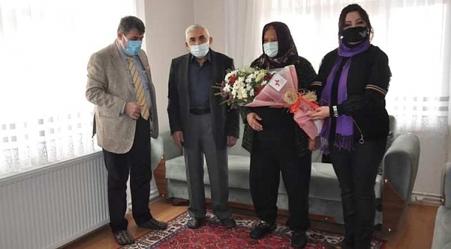 Kaymakam Tortop'dan 'Aile Yılı' ziyaretleri