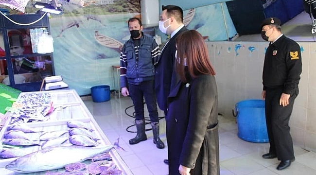 Kaymakam ve belediye başkanından denetim