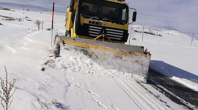 Kayseri'de 94 mahalle yolu ulaşıma açıldı