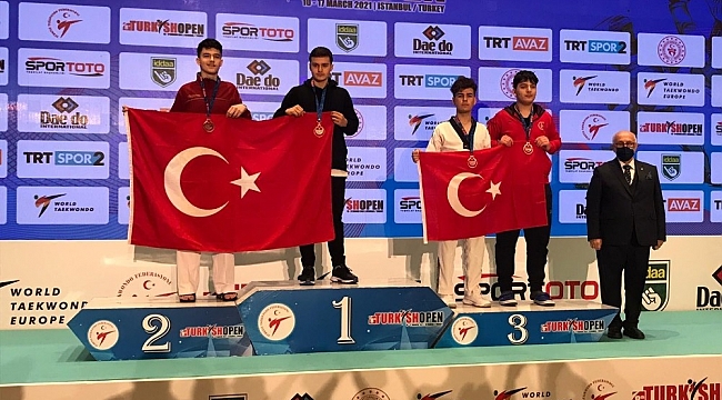 Kayseri'li taekwondocular 8. Uluslararası Türkiye Açık Taekwondo turnuvasından 9 Madalya İle Döndü