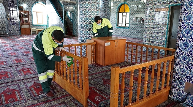 Keçiören'de 300 ibadethane dezenfekte edildi