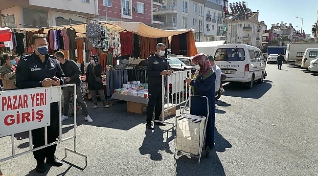 Kepez'in semt pazarlarında HES kodu uygulaması