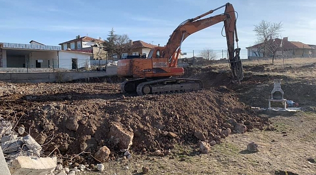 Keskin'de yeni itfaiye hizmet binası için çalışmalar başladı