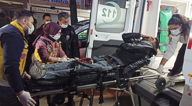 Kız meselesi, satırlı kavgaya dönüştü: 1 yaralı