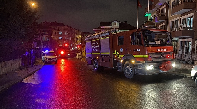 Kız öğrenci apartında yangın