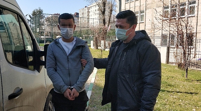 Kovalama sonucu bonzai ile yakalanan genç tutuklandı