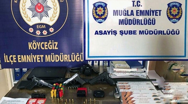 Köyceğiz polisinden sahte belge operasyonu