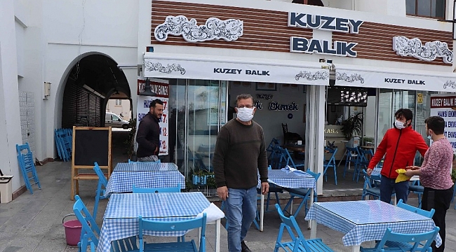 Kuşadası'nda normalleşme süreci başladı, lokantalar ve kafeler açıldı