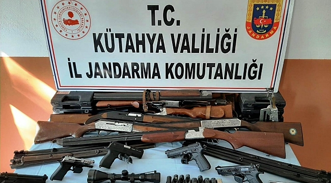 Kütahya'da silah ve mühimmat kaçakçılığı: 1 gözaltı