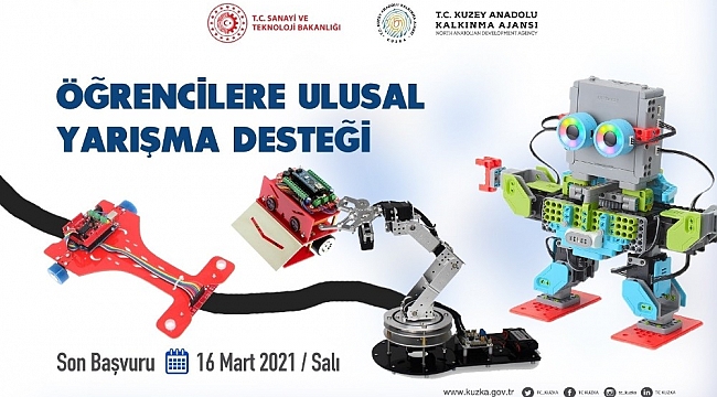 KUZKA'dan öğrencilere ulusal yarışma desteği