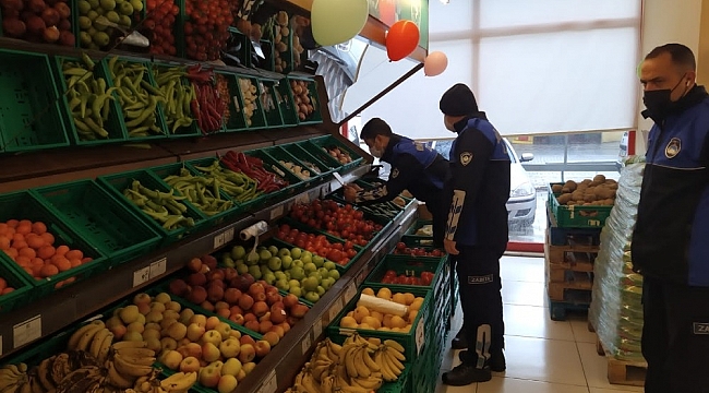 Manisa'da etiket, barkod ve hijyen denetimi