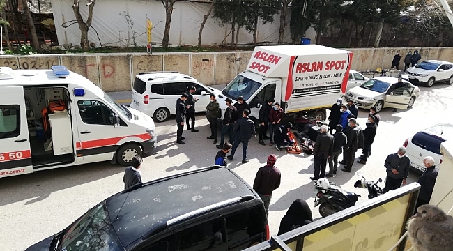 Mardin'de kamyonet ile motosiklet çarpıştı: 1 yaralı