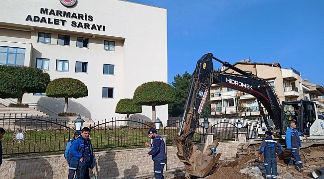 Marmaris'te 10 bin metre içme suyu hattı yenileniyor