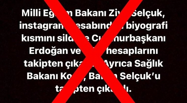 MEB: "Bakanlığımız resmi iletişim kanalları tarafından paylaşılmayan içeriklere itibar etmeyiniz"