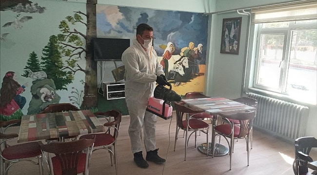 Melikgazi Belediyesi dezenfekte çalışmalarına devam ediyor